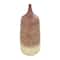 20" Copper Metal Distressed Textured Ombre Vase
